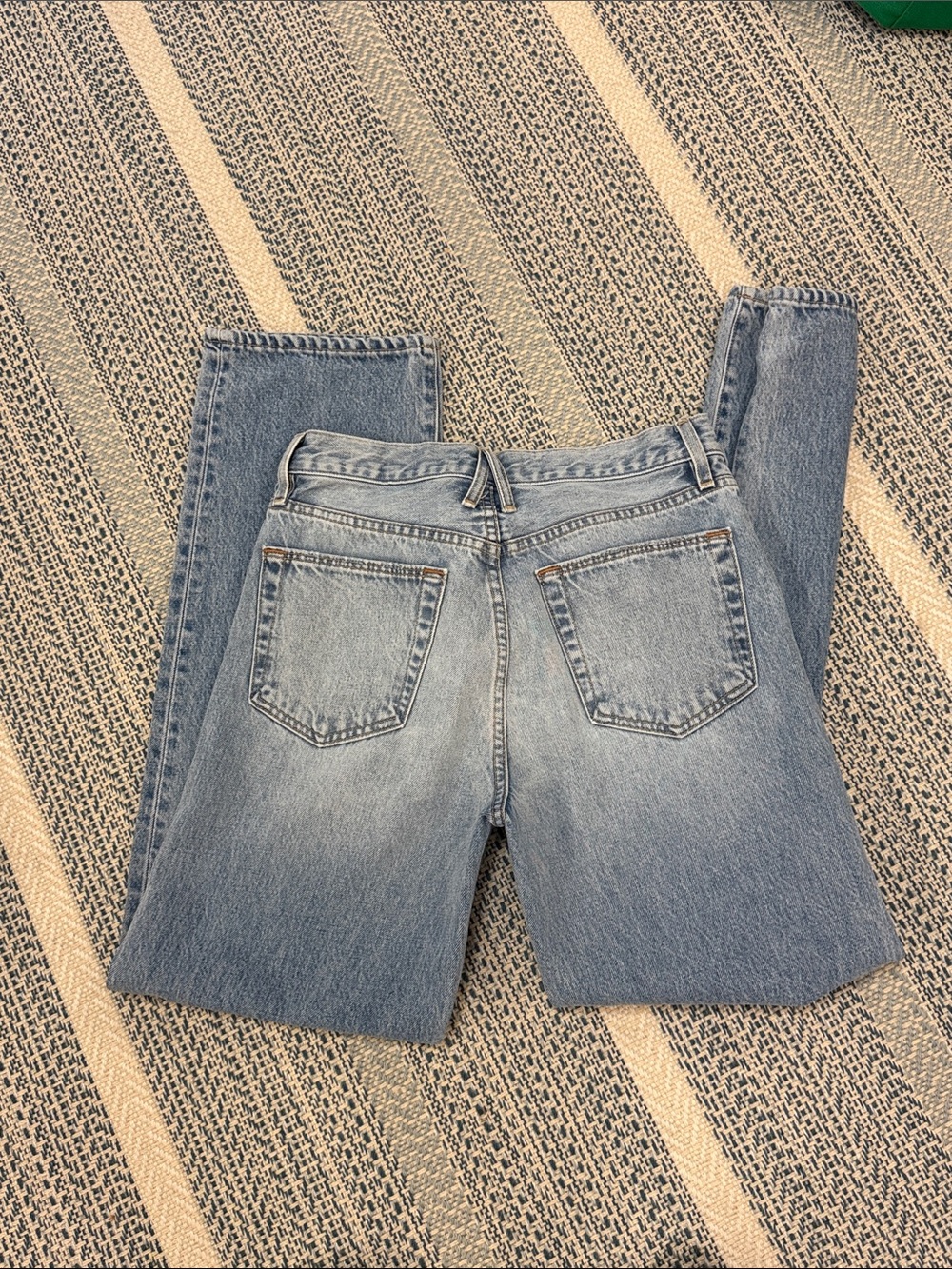 SLVRLAKE Light Blue Straight Leg Jeans